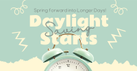 Start Daylight Saving Facebook Ad Design