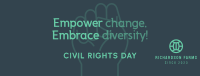 Empowering Civil Rights Day Facebook Cover Image Preview