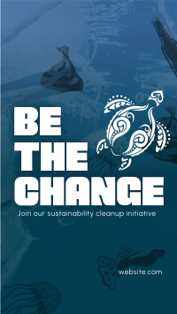 Sustainability Clean Up Drive Instagram reel Image Preview
