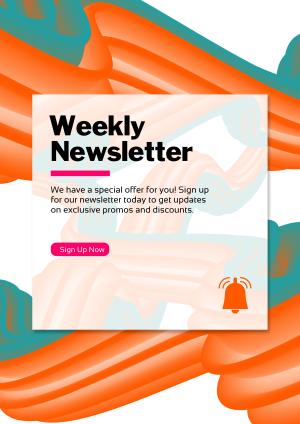Our Weekly Newsletter Flyer Image Preview