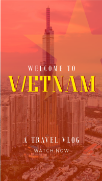 Vietnam Cityscape Travel Vlog Instagram Story Design