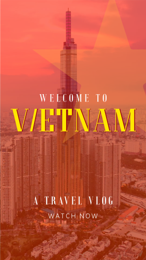 Vietnam Cityscape Travel Vlog Instagram story Image Preview