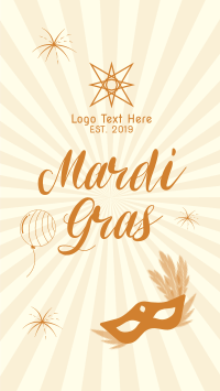 Mardi Gras Instagram story Image Preview