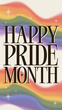 International Pride Month Gradient TikTok Video Design