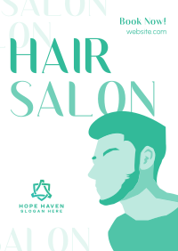 Minimalist Hair Salon Poster Image Preview