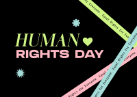 Unite Human Rights Postcard Image Preview