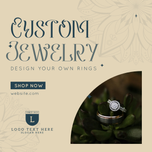 Customized Rings Instagram post Image Preview