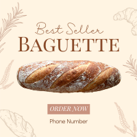 Best Selling Baguette Linkedin Post Image Preview