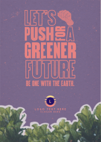 Green Earth Ecology Flyer Design