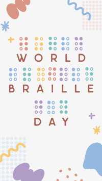 Braille Day Doodle YouTube Short Design