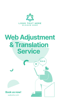 Web Adjustment & Translation Services Instagram Story Design