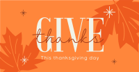 Minimalist Thanksgiving Facebook Ad Design