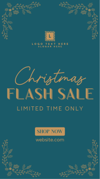 Christmas Flash Sale Instagram Story Design