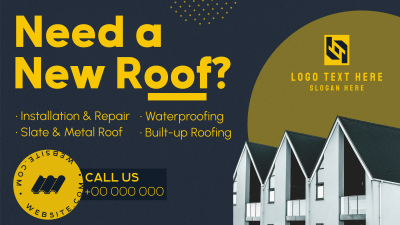 Building Roof Services Facebook event cover Image Preview