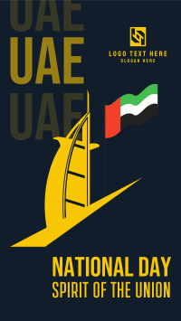 UAE Burj Al Arab Facebook Story Design