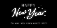 New Year Greeting Twitter Post Design