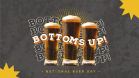 Bottoms Up this Beer Day Animation Image Preview