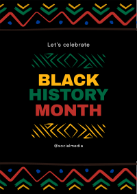 Celebrate Black History Poster Design