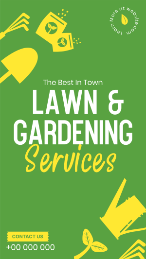 The Best Lawn Care Instagram story Image Preview