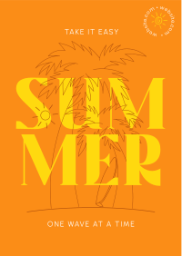 Easy Summer Flyer Design