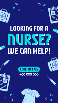 Nurse Job Vacancy TikTok Video Design