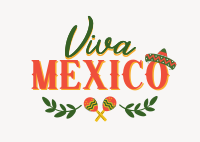 Mexico Independence Day Postcard Design