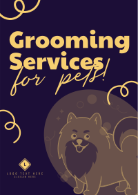 Premium Grooming Services Flyer Design