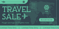 Travel Agency Sale Twitter Post Image Preview