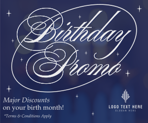 Birthday Promo Facebook post Image Preview