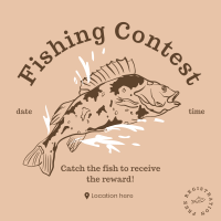The Fishing Contest Instagram Post Design