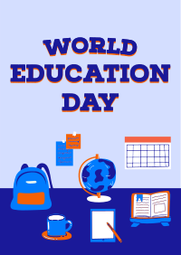 World Education Day Poster Image Preview