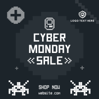 Pixel Cyber Monday Instagram Post Design
