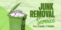 Junk Removal Service Twitter post Image Preview
