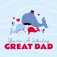 Whaley Great Dad Instagram Post Design