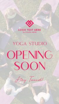 Yoga Studio Opening Facebook Story Design