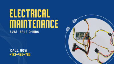 Electrical Maintenance Service Facebook event cover Image Preview