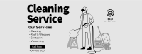 Professional Cleaner Services Facebook cover Image Preview