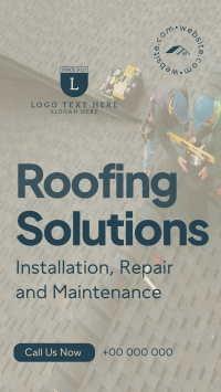 Roofing Solutions Instagram reel Image Preview