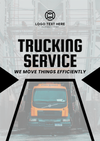 Trucking & Logistics Poster Image Preview
