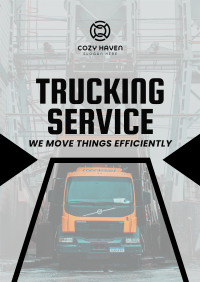 Trucking & Logistics Poster Design