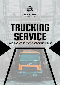 Trucking & Logistics Poster Image Preview