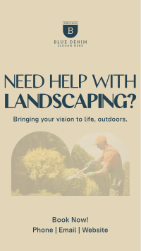 Outdoor Landscape Services Instagram Reel Image Preview