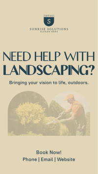 Outdoor Landscape Services Instagram Reel Image Preview