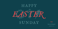 Rustic Easter Twitter post Image Preview