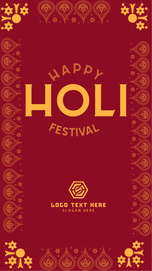 Holi Fest Instagram story Image Preview