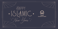 Elegant Islamic Year Twitter Post Image Preview