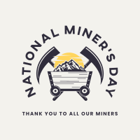 Miners Day Celebration Linkedin Post Design