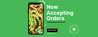 Food Delivery App  Facebook cover Image Preview
