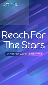 Celebrate Space Week YouTube Short Design