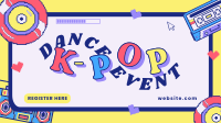 This is K-Pop Facebook Event Cover Design